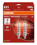 Osram Night Breaker Silver H1 +100% lys (2 stk.)